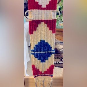 Red white and blue Horse breast collar